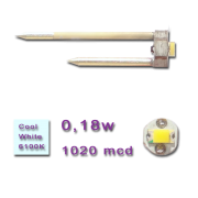 Светодиод PixLED для панелей PixBOARD, белый холодный (6100К), 0,18W (1020 mcd) влагозащищённый