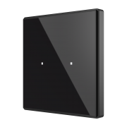 Square TMD - ёмкостная квадратная панель с датчиком температуры, 2 кнопки,  антрацит
