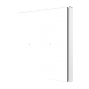 Square TMD - ёмкостная квадратная панель с датчиком температуры, 2 кнопки,  белая