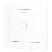 Tecla 55, Емкостный сенсорный выключатель с подсветкой (55 x 55 мм), 1 кнопка, белый