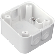 SM-socket for Indoor 180,  Монтажная коробка IP54 для датчиков серии Indoor 180, накладной монтаж, размеры 88 x 88 x 42 мм, белый